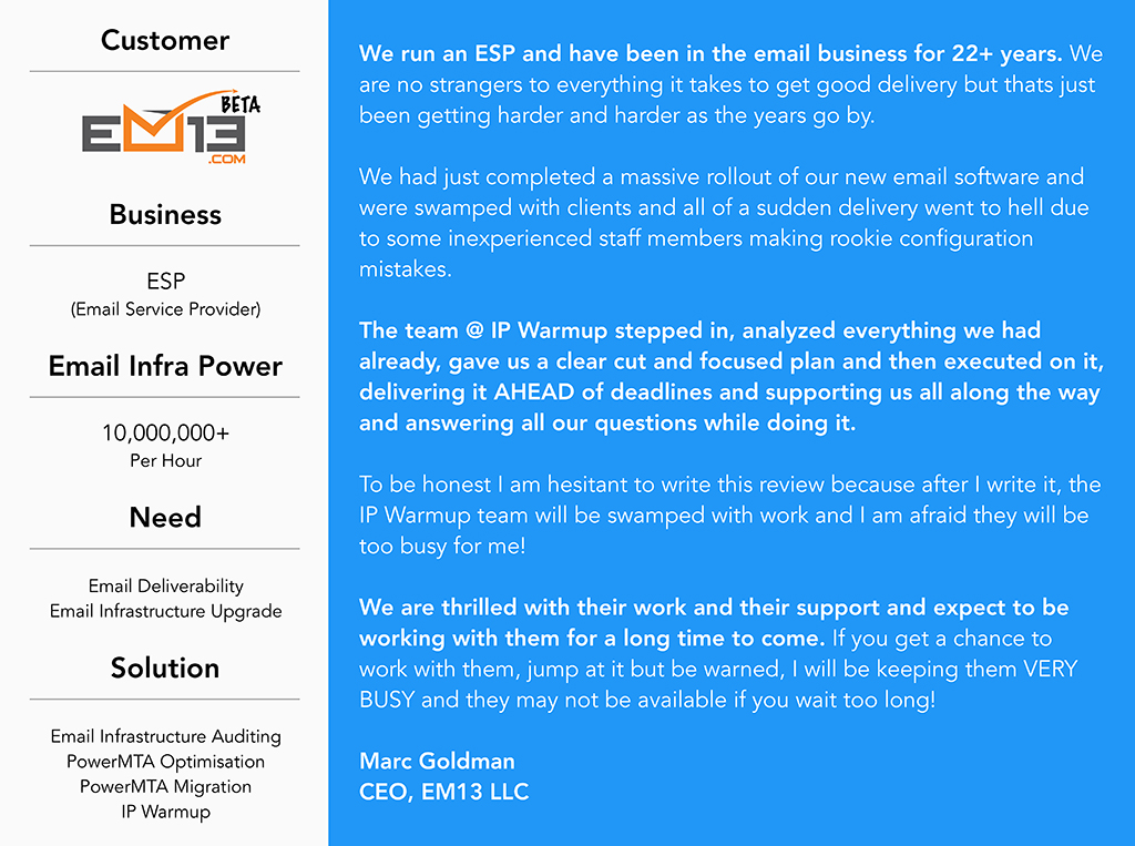 Success Story - EM13