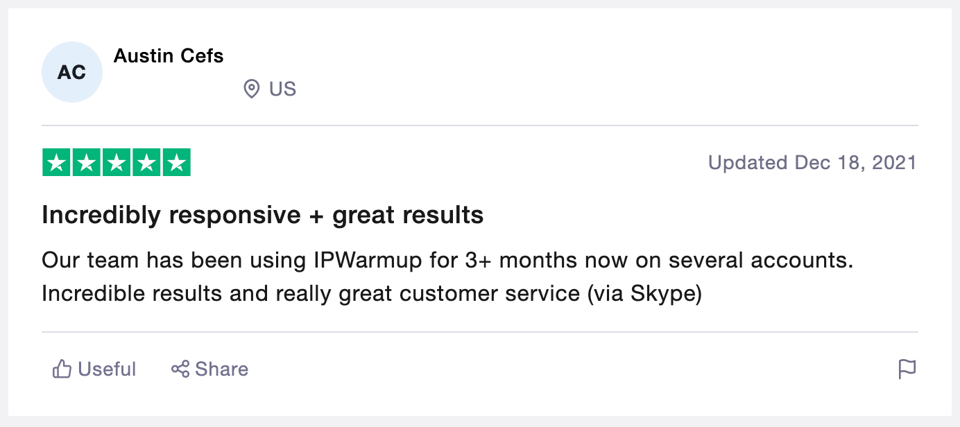 ipwarmup.com trustpilot-review-austin-cefs